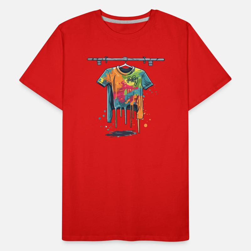 Graffiti Hemd Männer Premium Bio T-Shirt