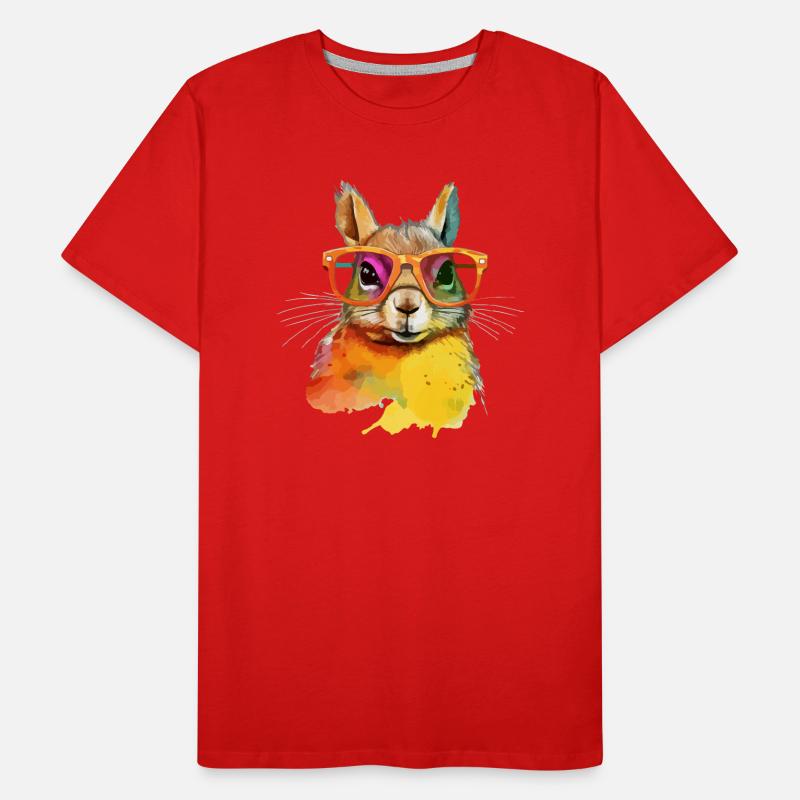 Kikki das Eichhörnchen Männer Premium Bio T-Shirt