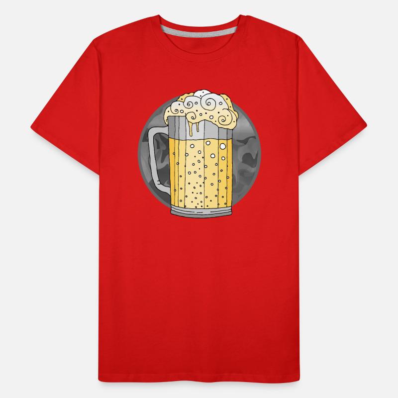 Becher Männer Premium Bio T-Shirt