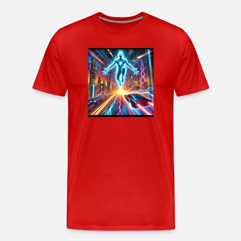 IMG 3116 - Männer Premium Bio T-Shirt - Rot