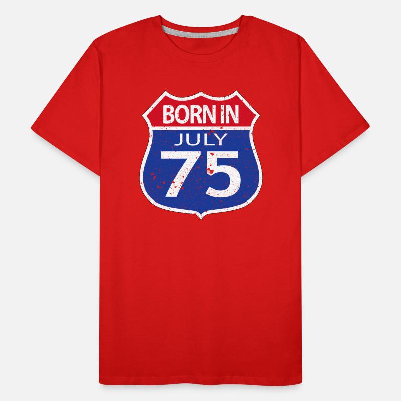 Born in July 1975 Men's Premium Organic T-Shirt