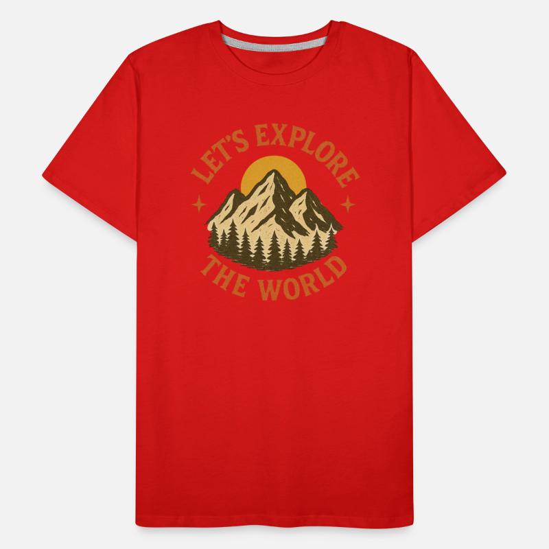 Explorons le monde T-shirt bio Premium Homme