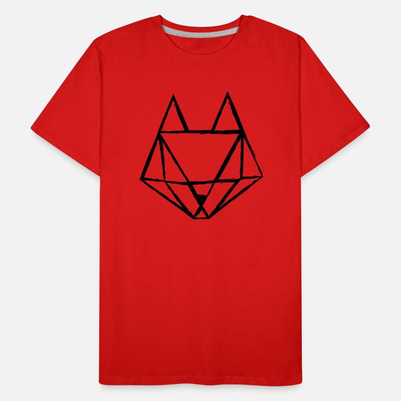 Fox destroyed Männer Premium Bio T-Shirt