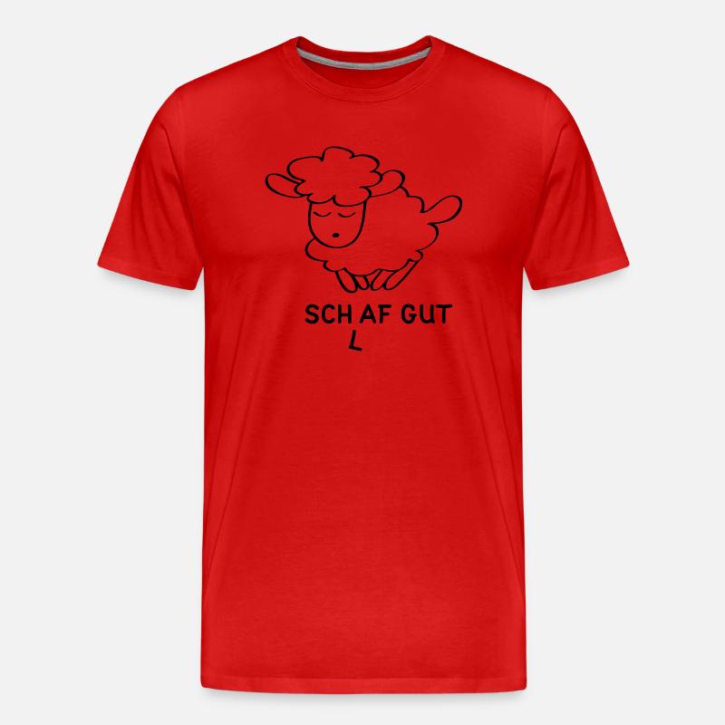 (l)af gut - Männer Premium Bio T-Shirt - Rot