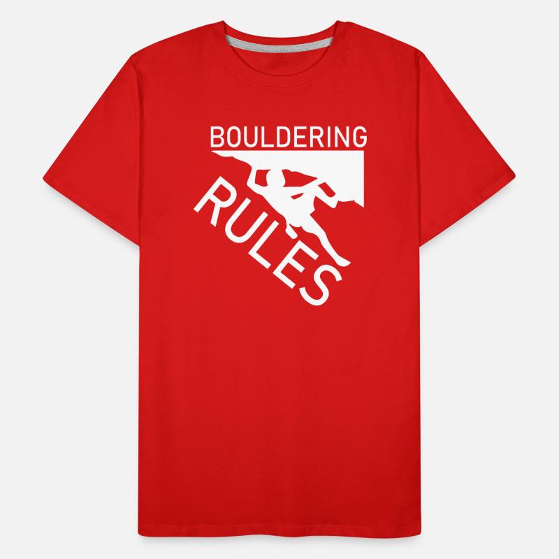 Escalade de bloc T-shirt bio Premium Homme