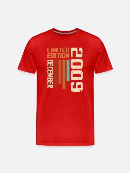 December 2009 - 2009 December - Men's Premium Organic T-Shirt - red