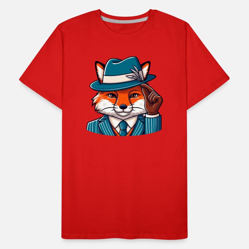 Mafioso Fox Men's Premium Organic T-Shirt