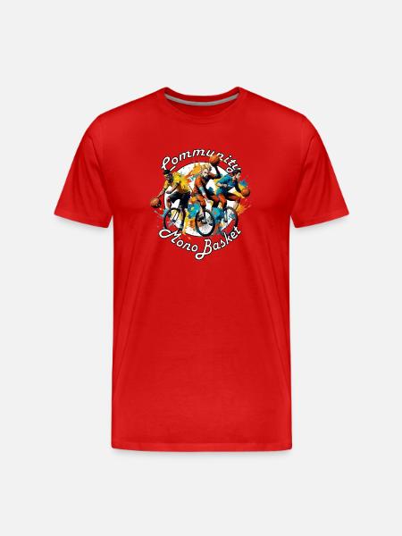 MonoBasket Hommes VF - T-shirt bio Premium Homme - rouge