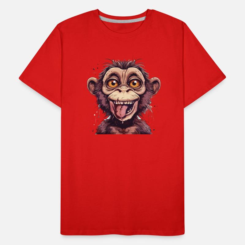 Crazy Monkey Men's Premium Organic T-Shirt