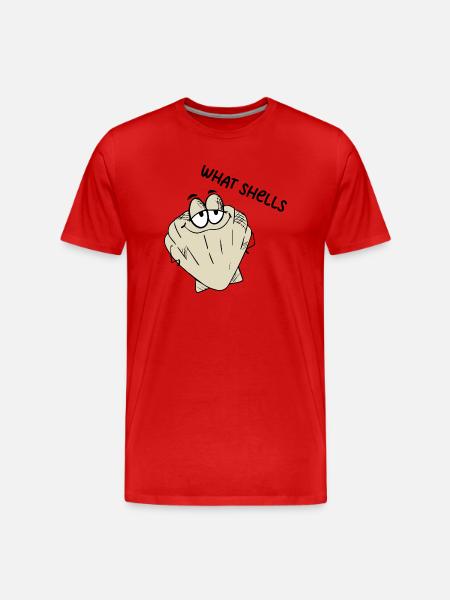 Lustiger Spruch Bild Witzig Humor Geschenkidee - Männer Premium Bio T-Shirt - Rot