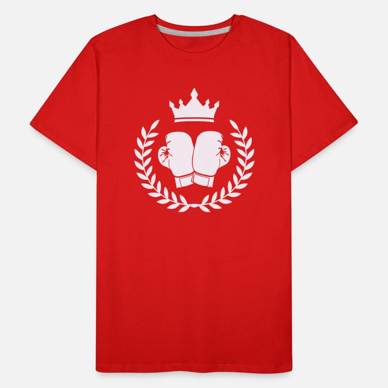 Armoiries de boxe Boxe T-shirt bio Premium Homme
