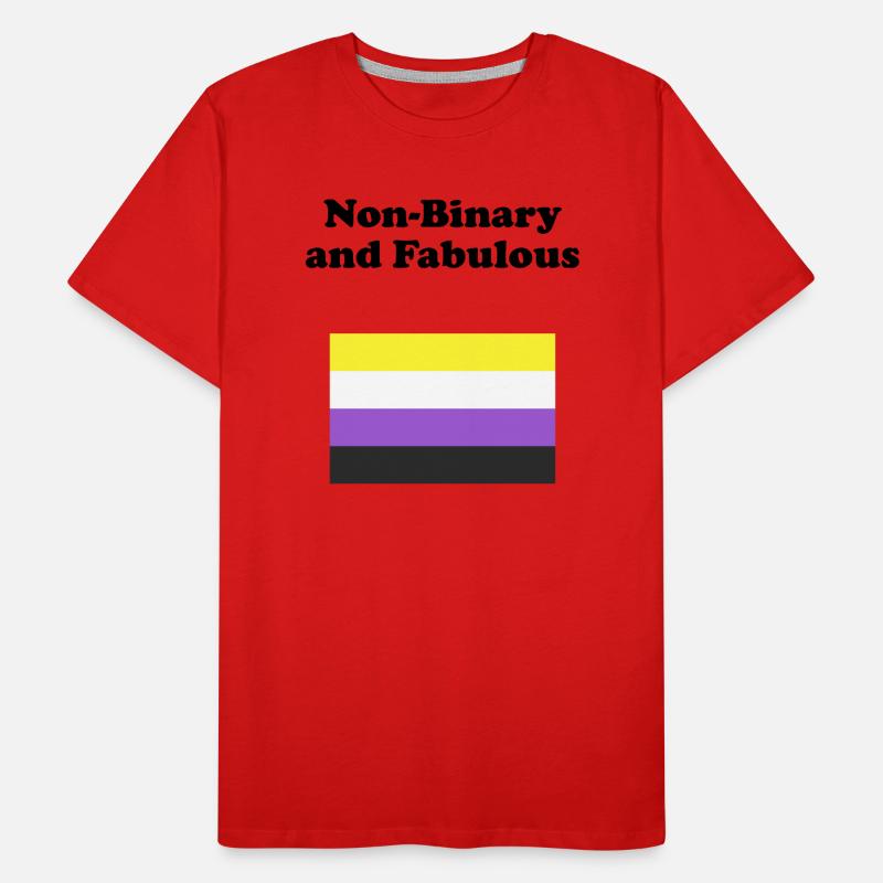 Non Binary and Fabulous Men's Premium Organic T-Shirt