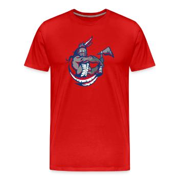 indianer - Männer Premium Bio T-Shirt - Rot - Vorne - Damien (186cm)