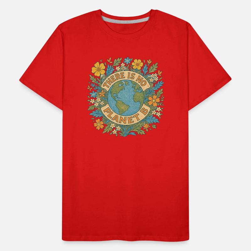 Il n’y a pas de planète b T-shirt bio Premium Homme
