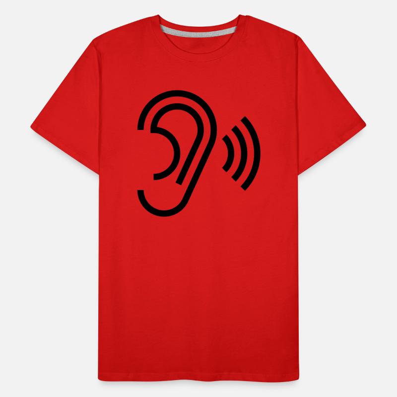 Ohr Männer Premium Bio T-Shirt