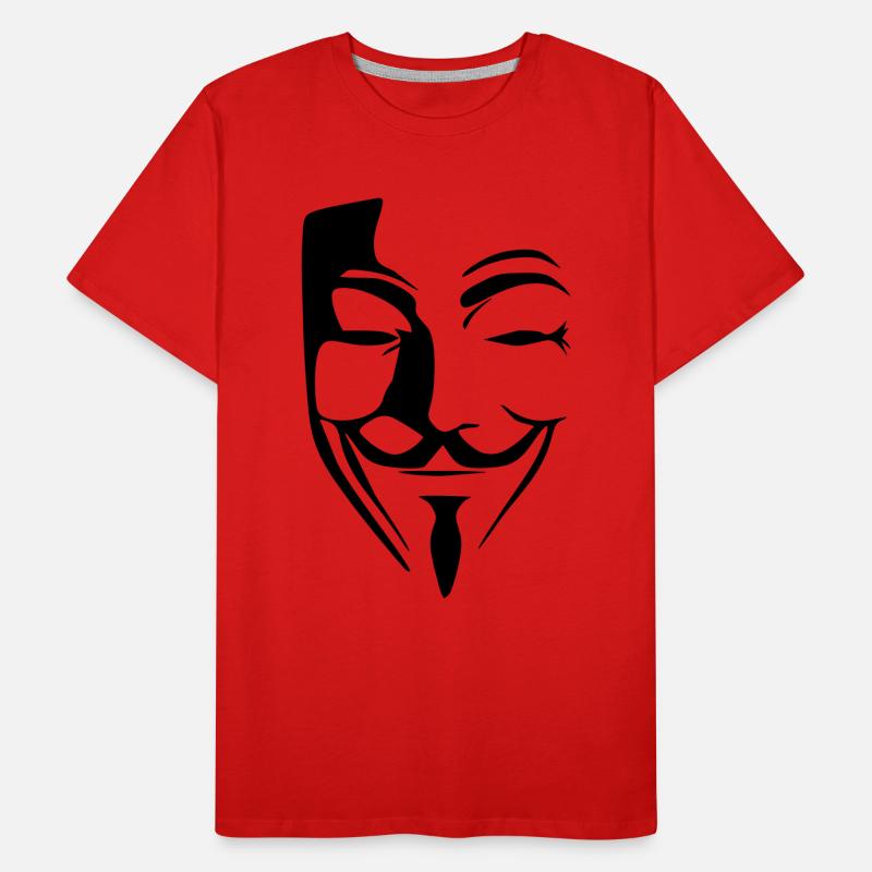 anónimo anonymous Männer Premium Bio T-Shirt