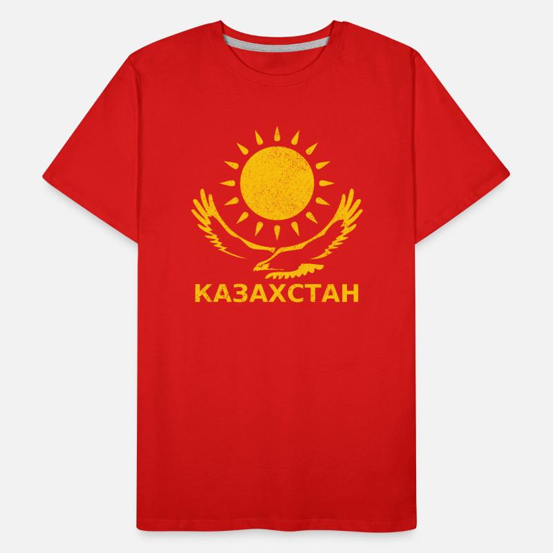 Kasachstan Männer Premium Bio T-Shirt