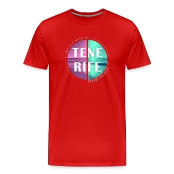 Tenerife Canary Islands Canary Islands Summer Holiday - Men's Premium Organic T-Shirt - red - Front - Damien (186cm)