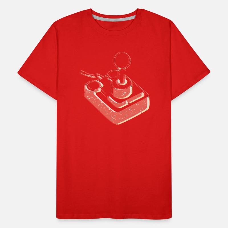 Joystick Player Game Controller retro Gaming 2 Men's Premium Organic T-Shirt