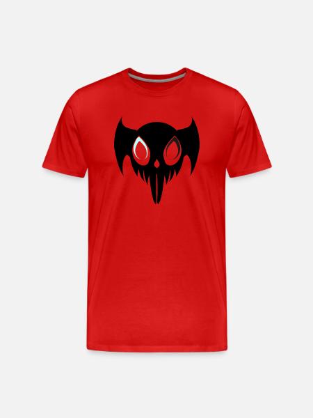 Horror Hase - Männer Premium Bio T-Shirt - Rot