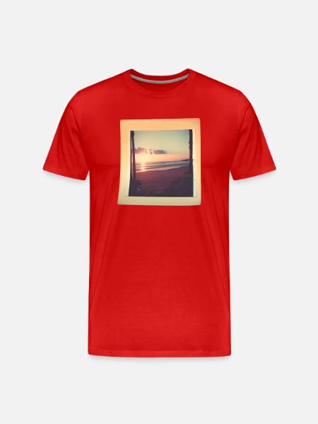Retro Memories - Men's Premium Organic T-Shirt - red