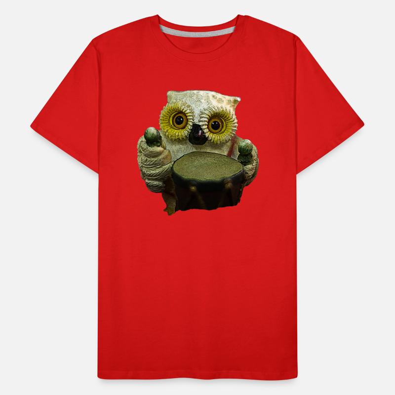 Eule Eule Männer Premium Bio T-Shirt