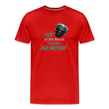Zero Mood: Today and Beyond! - Men's Premium Organic T-Shirt - red - Front - Damien (186cm)