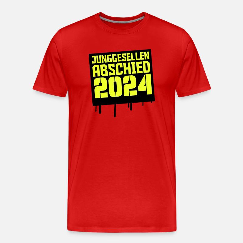 jga 2024 - Männer Premium Bio T-Shirt - Rot