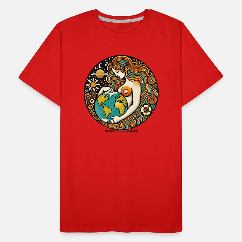 Mutter Erde Männer Premium Bio T-Shirt