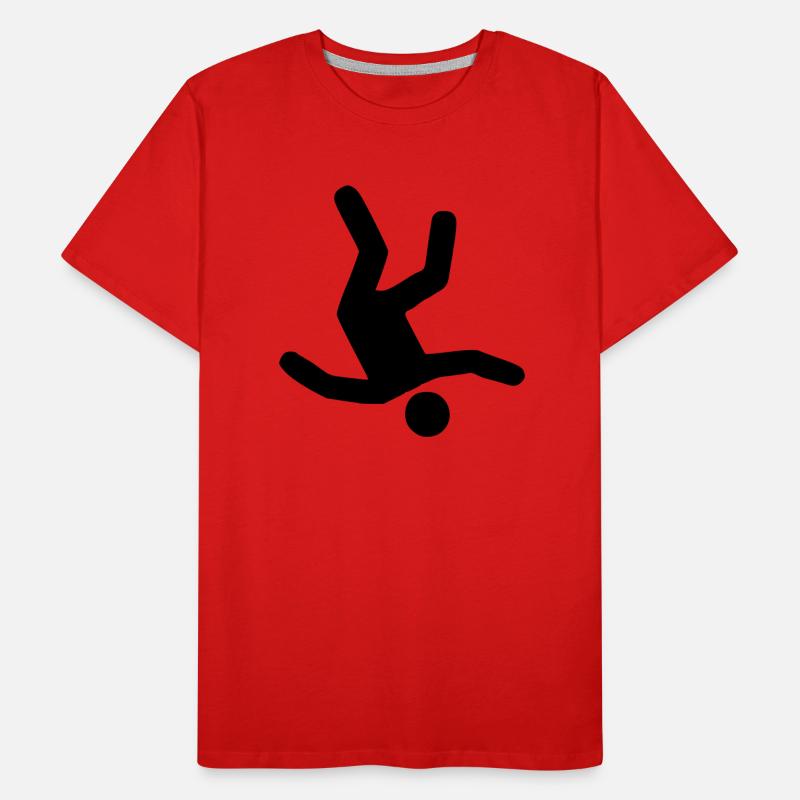 Falling Man T-shirt bio Premium Homme