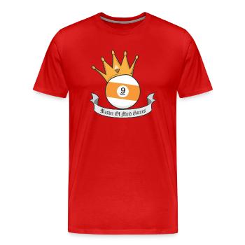 jeux de maîtrise de l’ - T-shirt bio Premium Homme - rouge - Devant - Damien (186cm)