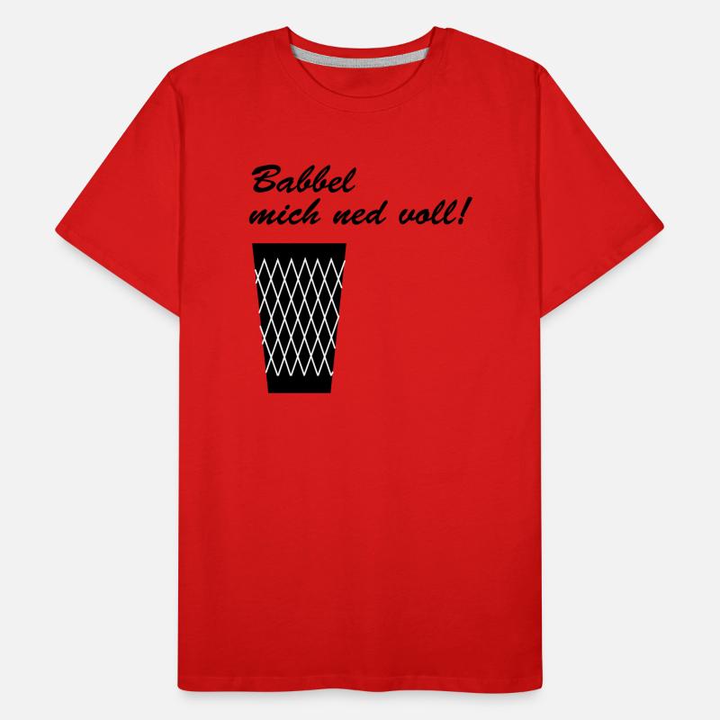 Ribbed babble me ned full #Hessisch #FFM Men's Premium Organic T-Shirt