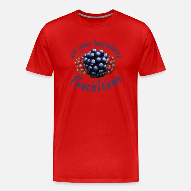 Früchtchen Bengel Göre - Männer Premium Bio T-Shirt - Rot