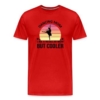 Dancing Dance Music - Männer Premium Bio T-Shirt - Rot - Vorne - Damien (186cm)