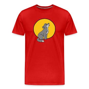 Cub - Men's Premium Organic T-Shirt - red - Front - Damien (186cm)