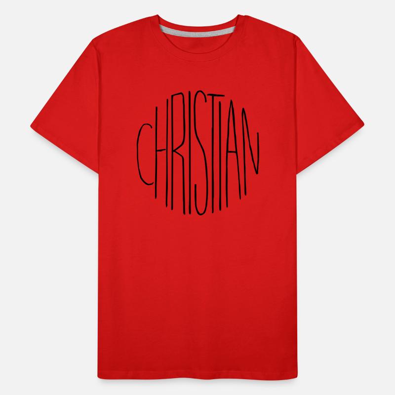 Chrétien T-shirt bio Premium Homme