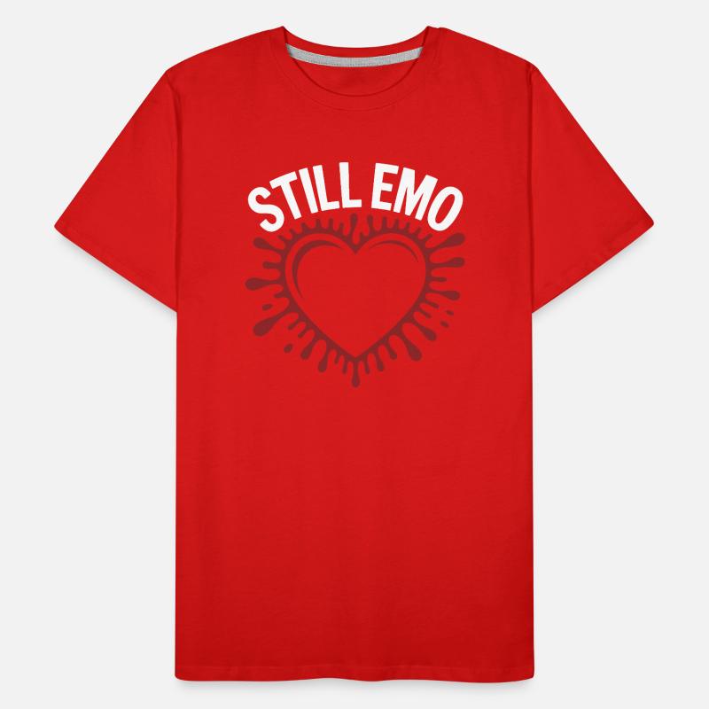 Toujours emo ! Esthétique alternative gothique emo T-shirt bio Premium Homme