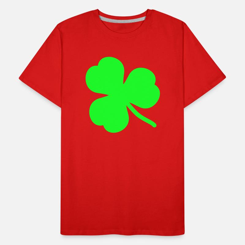 kleeblatt_2 Männer Premium Bio T-Shirt