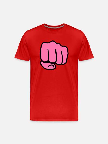 Faust - Men's Premium Organic T-Shirt - red