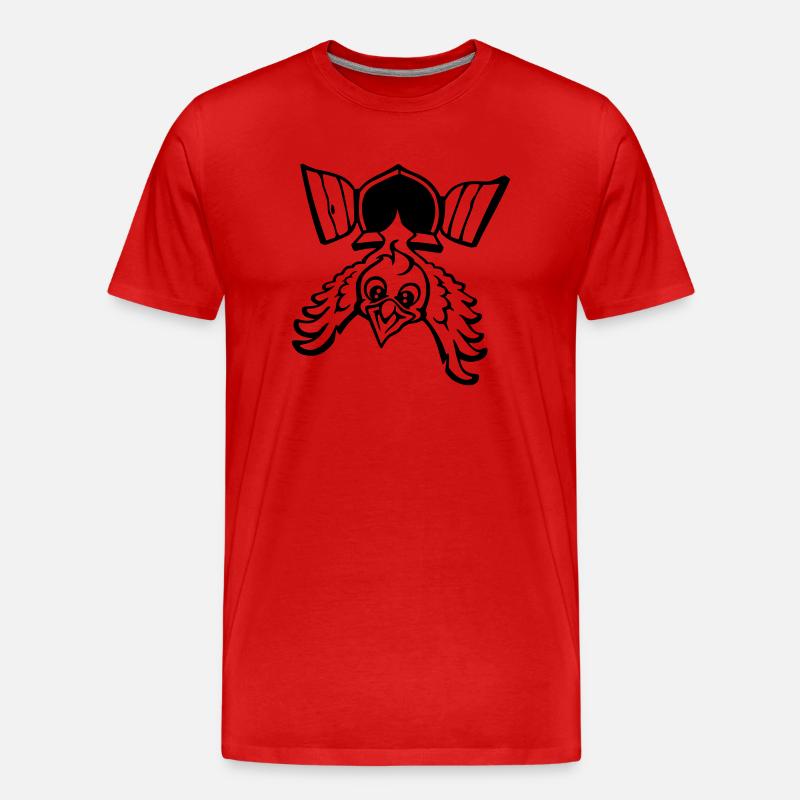 kuckuk - Männer Premium Bio T-Shirt - Rot