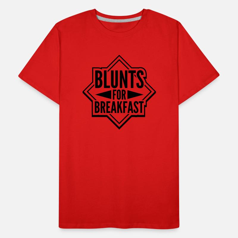 blunts_for_breakfast_pu1 Männer Premium Bio T-Shirt