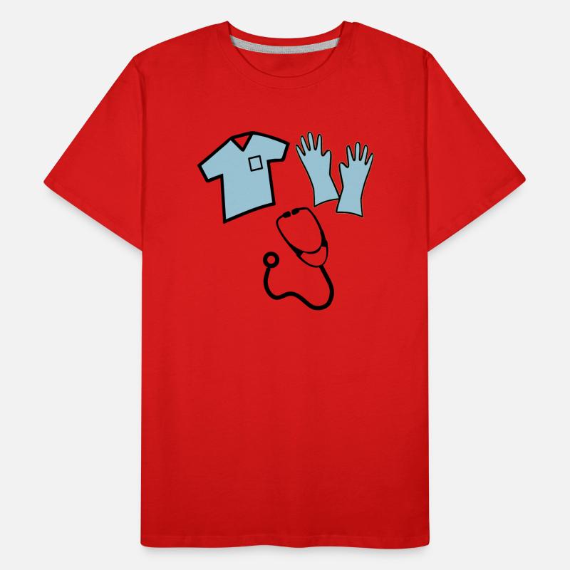 Krankenschwester Männer Premium Bio T-Shirt