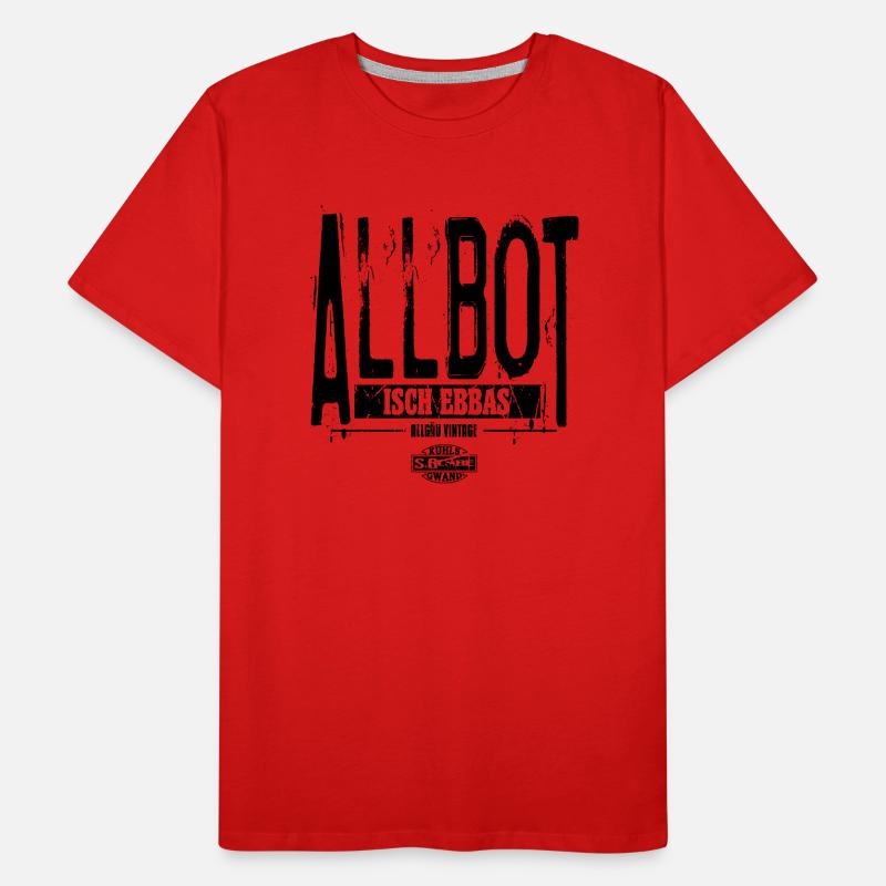Allbot isch ebbas Männer Premium Bio T-Shirt