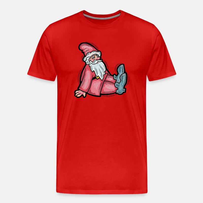Weihnachtsmann - Männer Premium Bio T-Shirt - Rot
