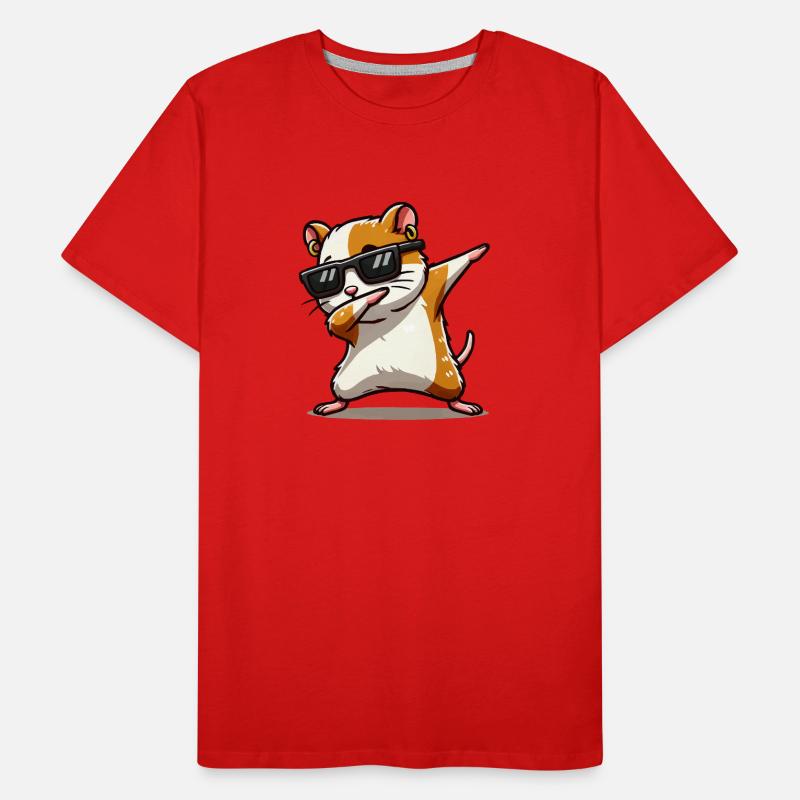 Dabbing de hamster T-shirt bio Premium Homme