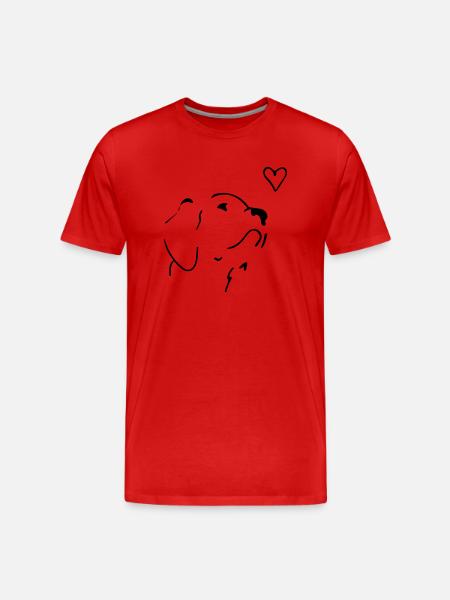 however - Men's Premium Organic T-Shirt - red