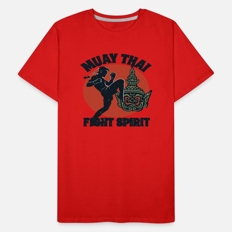 « Muay Thai - Conception de l’ de combat » T-shirt bio Premium Homme