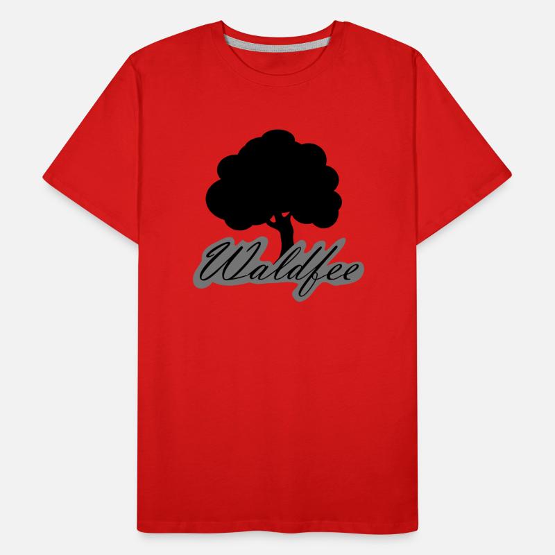 Waldfee wald fee baum 2c Männer Premium Bio T-Shirt