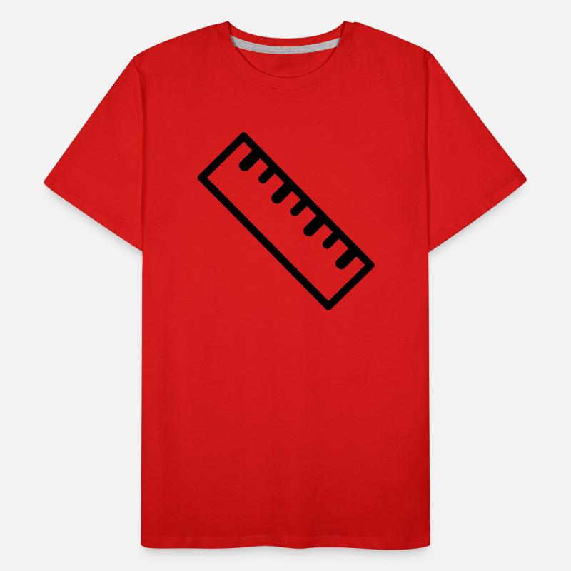 Ruler Men's Premium Organic T-Shirt