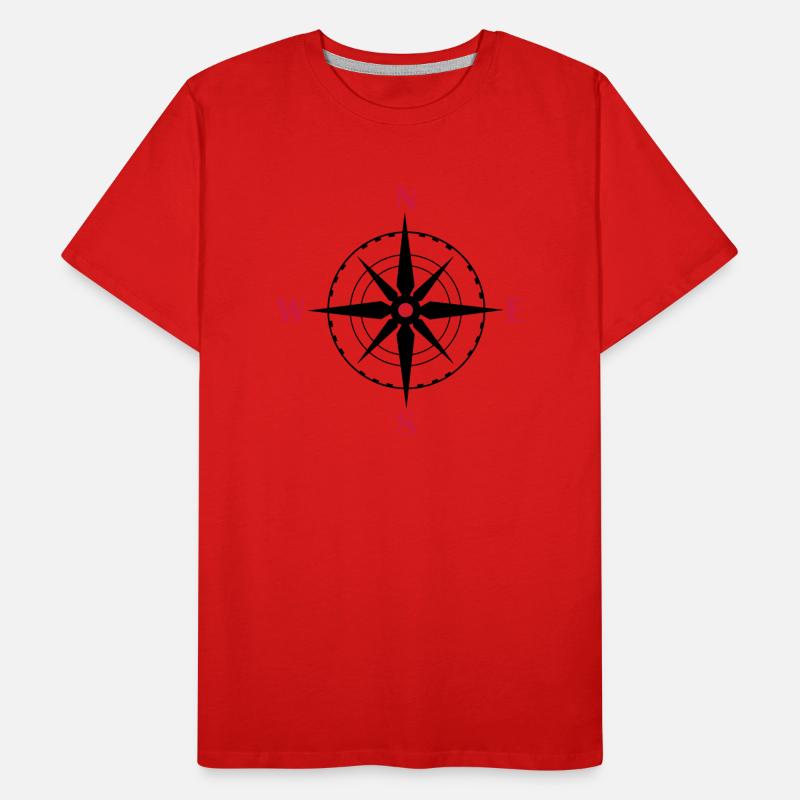 kompass_02 Männer Premium Bio T-Shirt